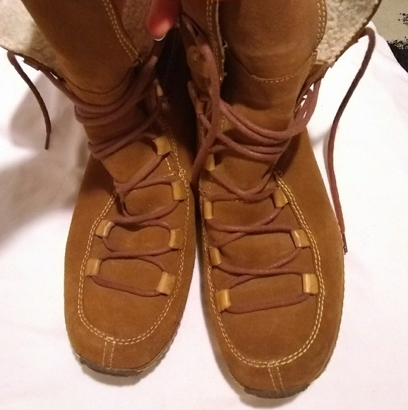 Timberland Shoes - Timberland genuine leather Brown lace up boots